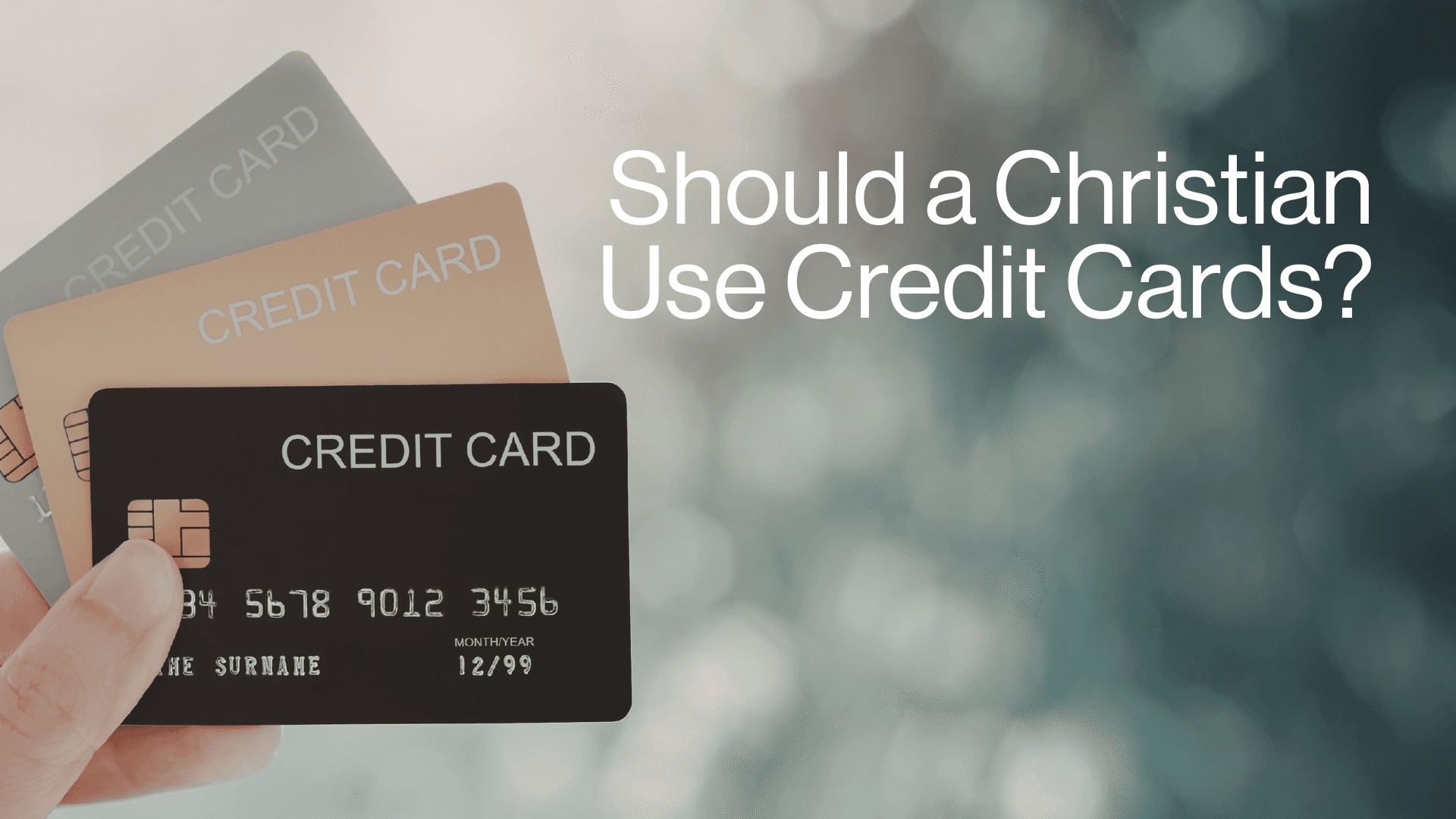 Refresh Should a Christian Use Credit Cards Image