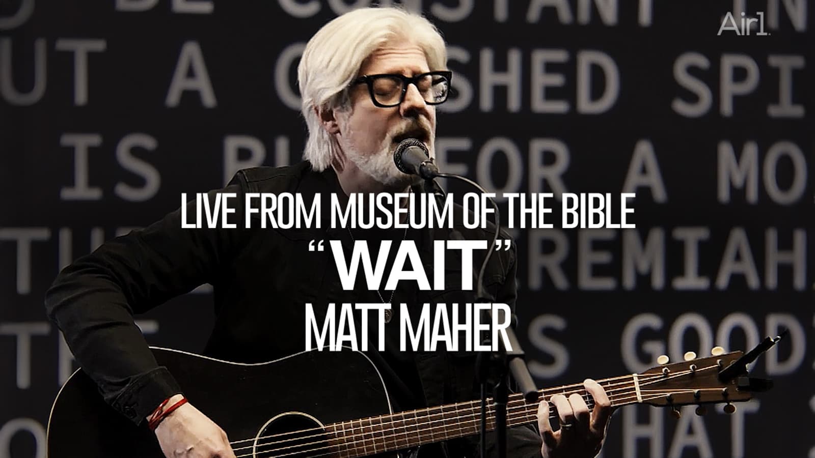 Live From Museum Of The Bible - "Wait" by Matt Maher