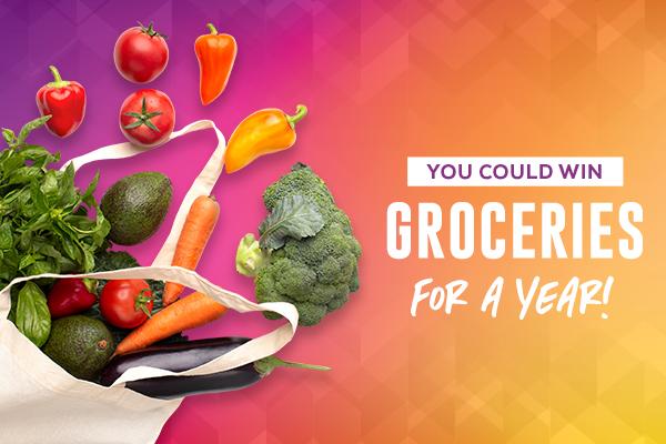 you could win groceries for a year