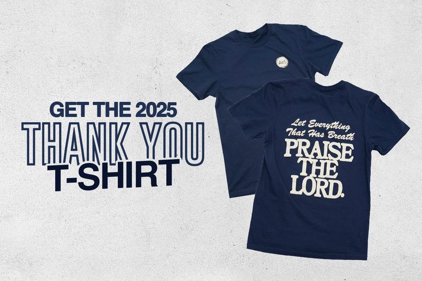 Get the 2025 Thank You T-Shirt