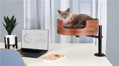 "It enhances interaction without sacrificing workspace, ensuring an environment free from feline distractions."