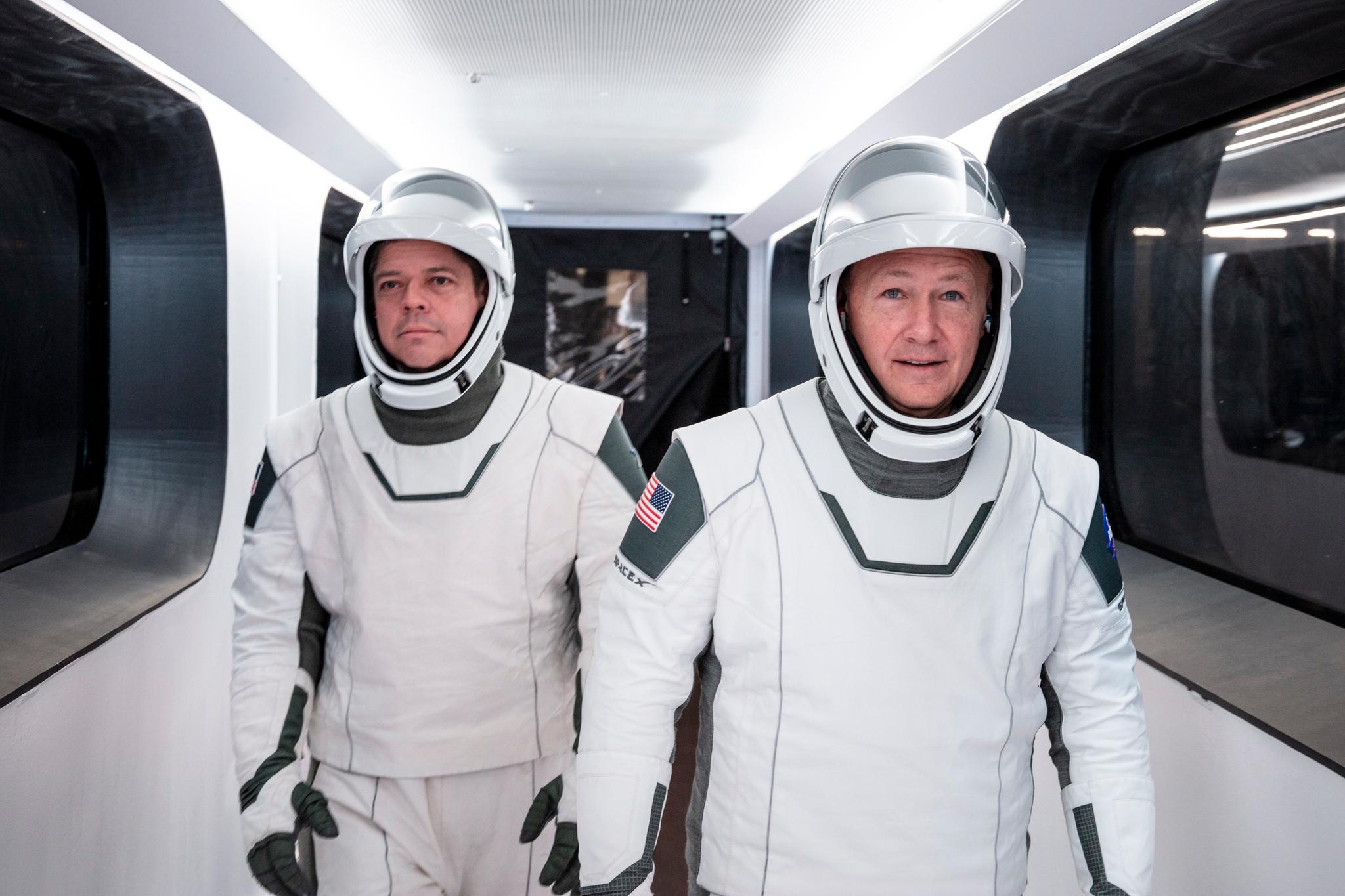 Astronauts and test pilots Doug Hurley and Bob Behnken
