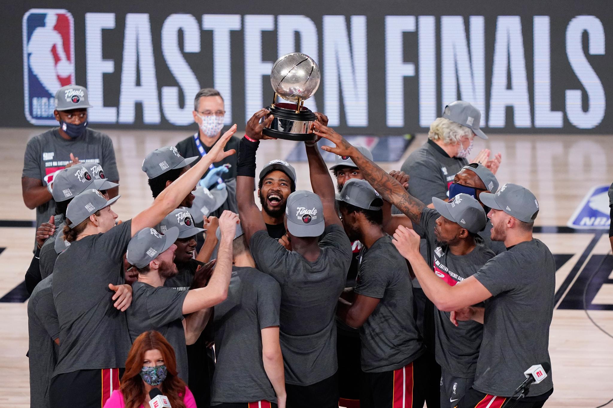 The Miami Heat win the 2020 Eastern Conference championship