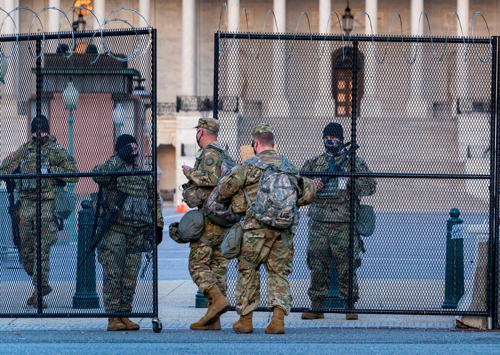 National Guard Troops At Capitol 
