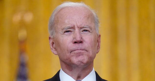 Pres. Biden with yellow background
