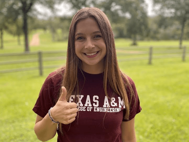 Texas A&M University student Kayla Boettcher 